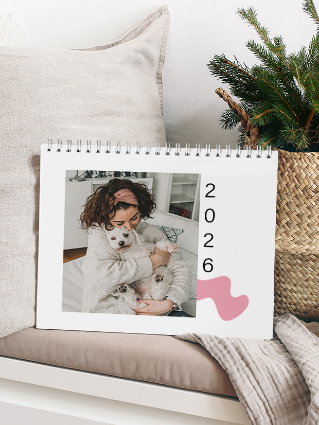 Canvas print on the wall of a young couple in jean jackets